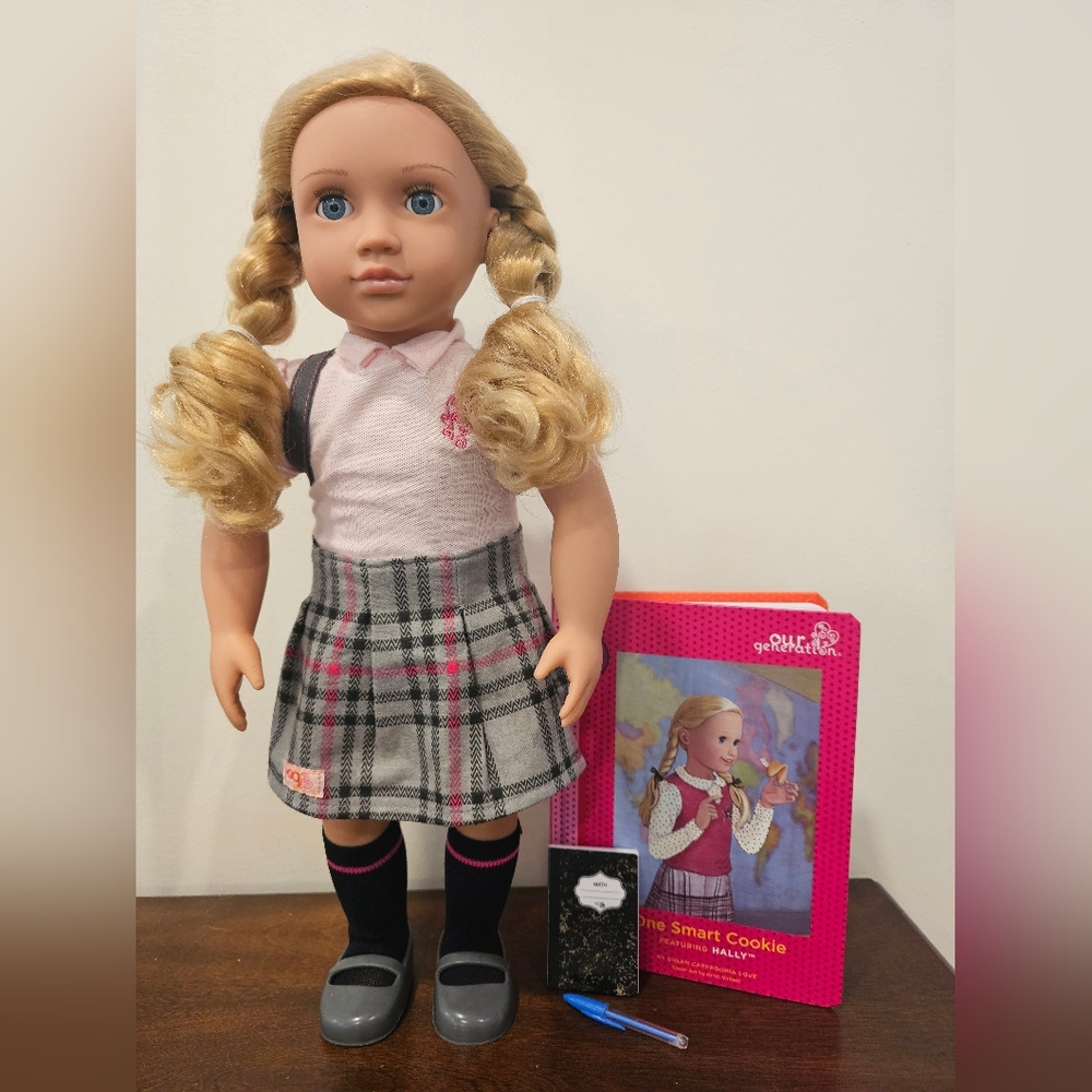 Our Generation Hally Doll w/Princess Dresses - Picture 1 of 9